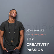 Confident male smiling, promoting joy, creativity, and passion.